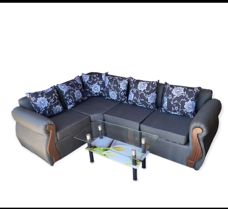 Seccional floral fabricado por Kemly Muebles